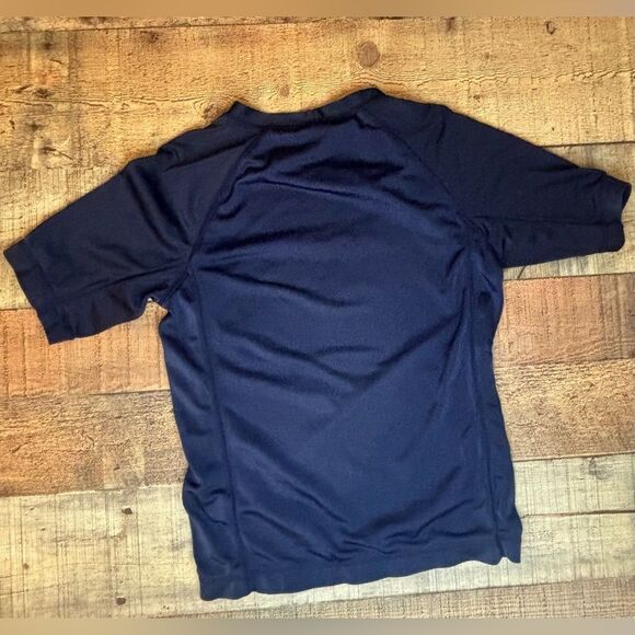 Gymboree Boys Small 5-6 Year Shark Dude w Surf Board Rash Guard Swim Suit Top - Picture 5 of 6